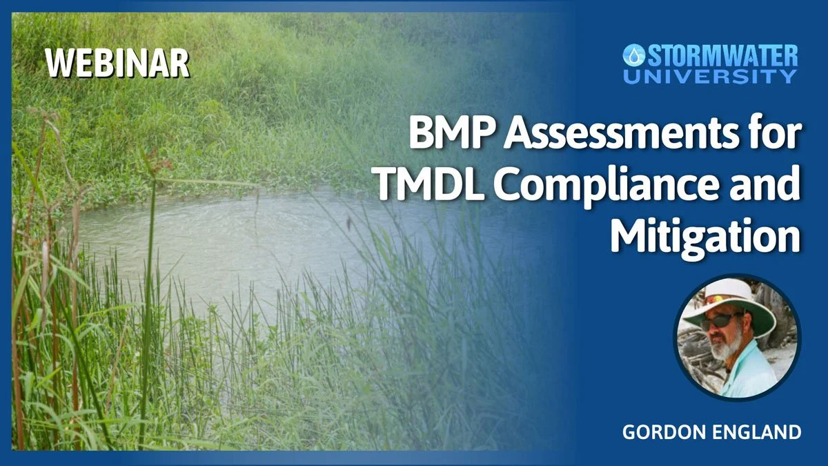 BMP Assessments for TMDL Compliance and Mitigation (On Demand)