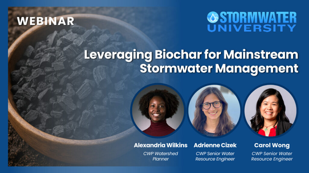 Leveraging Biochar for Mainstream Stormwater Management (On Demand)